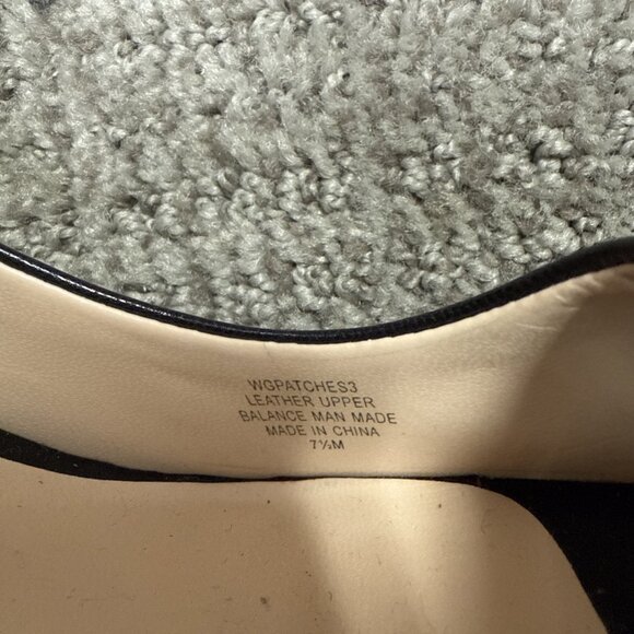 Guess Heels Black Leather Peep Toe Women's Size 7.5 - Picture 10 of 12